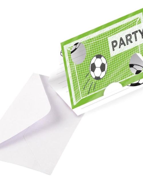 Kicker Party Invitations 8pk