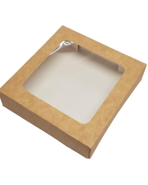 Kraft Cookie Box – Small Square