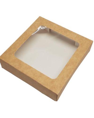Kraft Cookie Box – Small Square