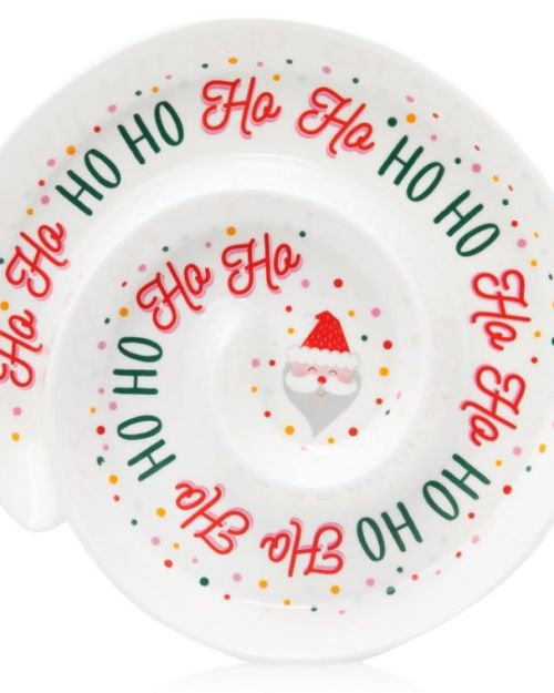 Christmas Cheer Spiral Platter