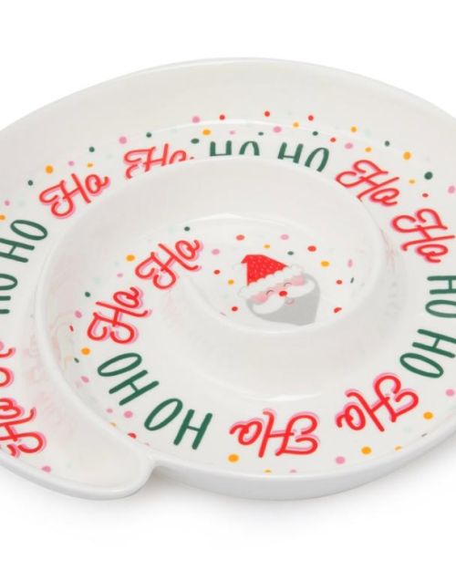 Christmas Cheer Spiral Platter