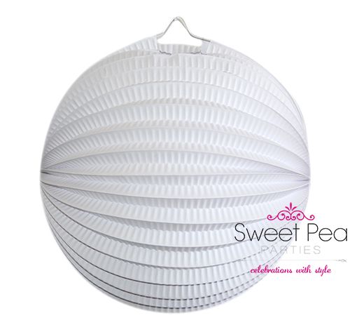 Accordion Lantern 25cm – White