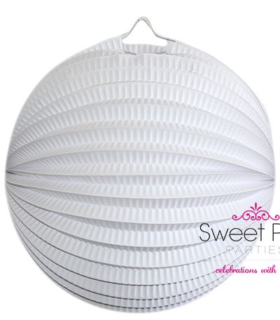 Accordion Lantern 25cm – White