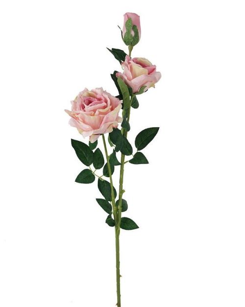 Large Rose Spray – Light Pink