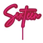Sixteen Layered Cake Topper – Hot Pink / Pink