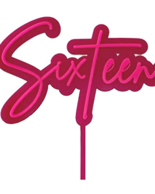 Sixteen Layered Cake Topper – Hot Pink / Pink