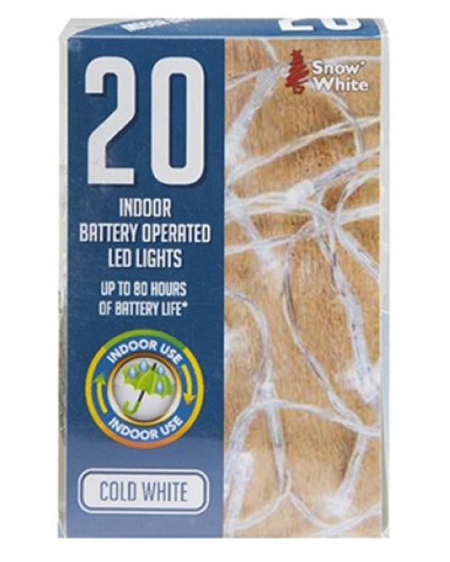 LED String Lights – 20 Cool White