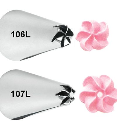 Wilton Left Handed Drop Flower Tip Set