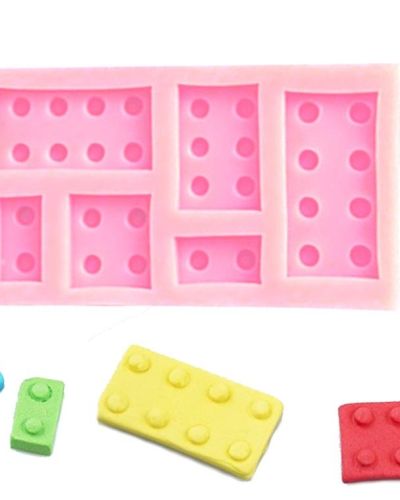 Lego 6 Bricks Silicone Mould