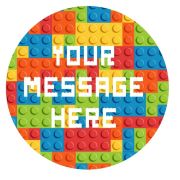 Edible Icing Image – Bricks Round