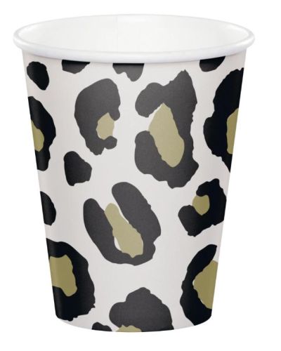 Leopard Print Cups 8pk