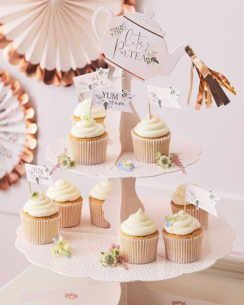 Let’s ParTea Teapot Cake Stand