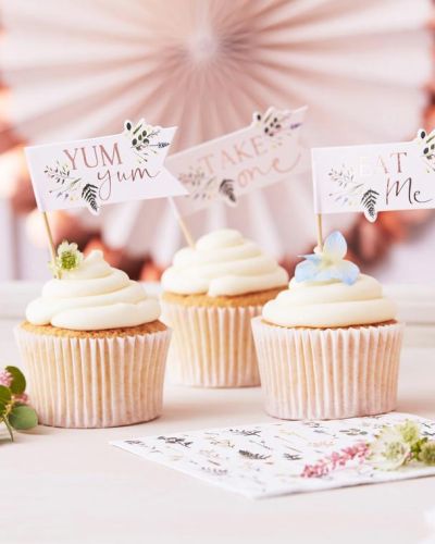 Let’s ParTea Cupcake Toppers 12pk