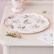 Let’s ParTea Floral Plates 8pk