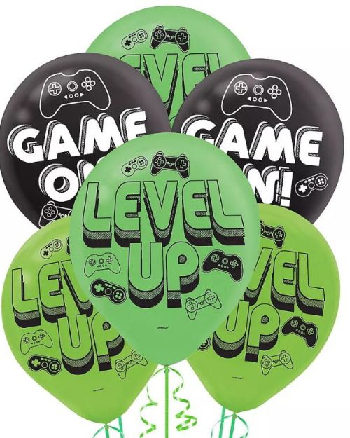 Level Up Balloons 6pk