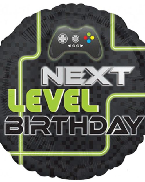 Level Up Foil Balloon
