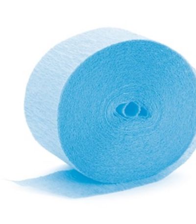 Crepe Paper Streamer – Light Blue