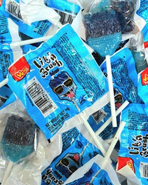 Lik-A-Brush Lollipop – Blue