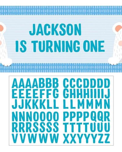 Lil Bear Giant Party Banner