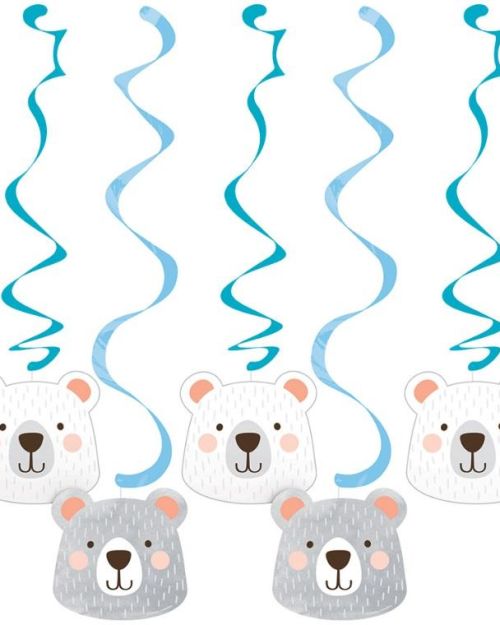 Lil Bear Hanging Swirl Decorations
