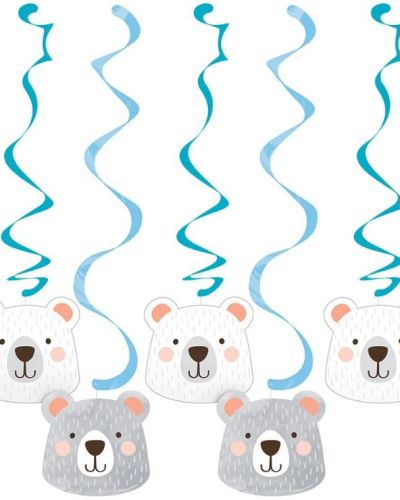 Lil Bear Hanging Swirl Decorations