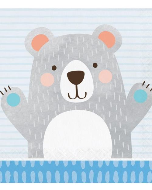 Lil Bear Lunch Napkins 16pk