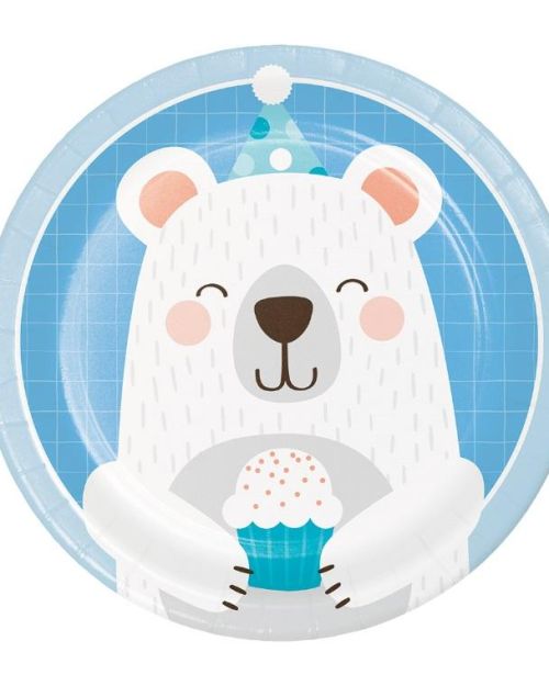 Lil Bear Lunch Plates 8pk