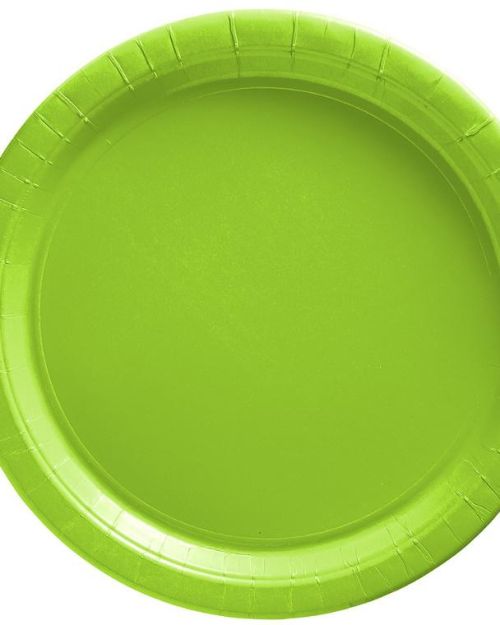 Lime Green Dinner Plates 20pk
