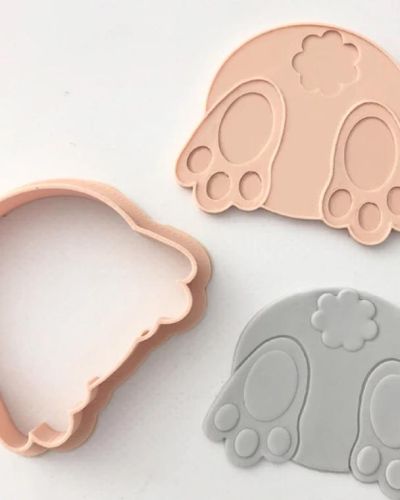 Little Biskut Bunny Bum Cutter & Embosser Set