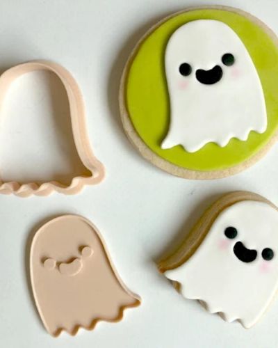 Little Biskut Ghost Stamp & Cutter Set