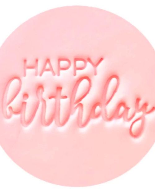 Little Biskut Happy Birthday Embosser
