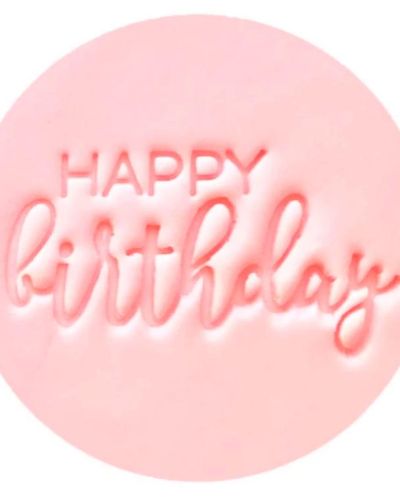 Little Biskut Happy Birthday Embosser