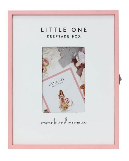 Little One Keepsake Box Pink
