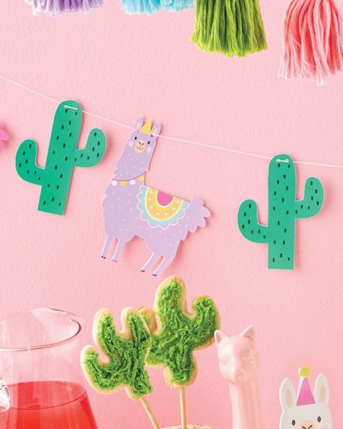 Llama Party Garland