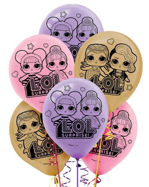 LOL Surprise Balloons 6pk