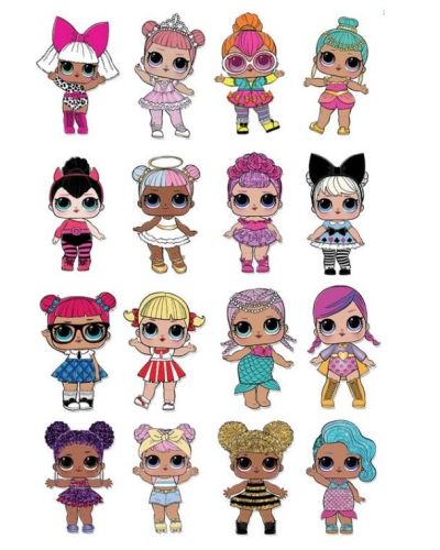 Edible Icing Image – LOL Surprise Characters