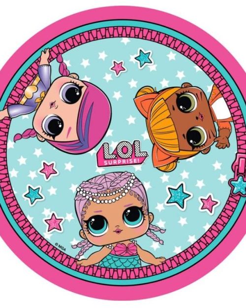 Edible Icing Image – LOL Surprise Round