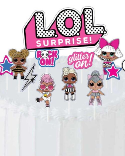 LOL Surprise Together 4EVA Cake Topper Set
