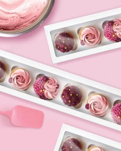 Long 6-Hole Cupcake Box