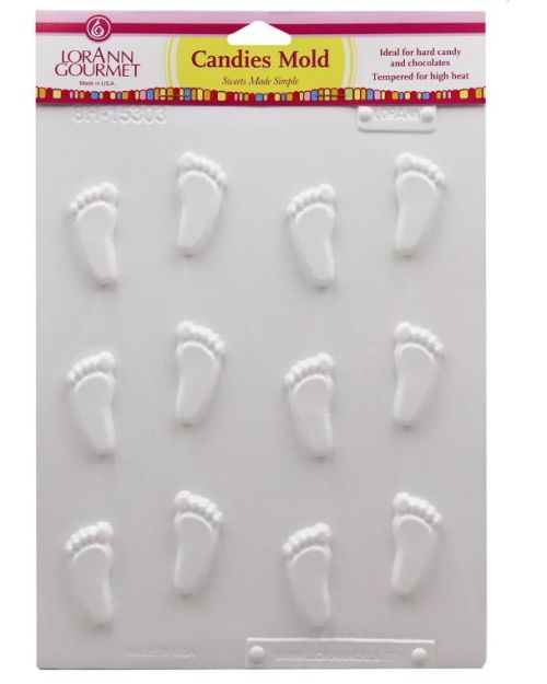 LorAnn Candy Mould – Baby Feet