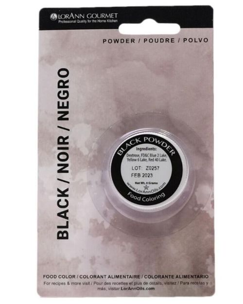 LorAnn Powder Food Colour – Black
