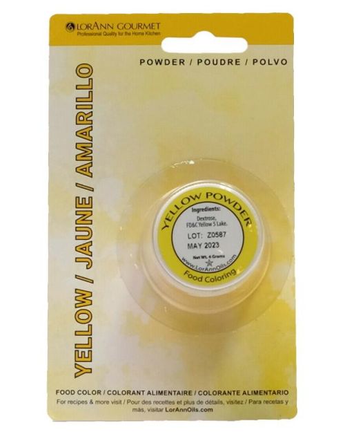 LorAnn Powder Colour Yellow