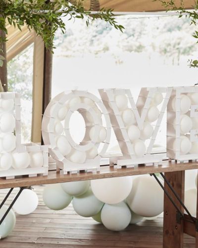 Love Balloon Mosaic Stand