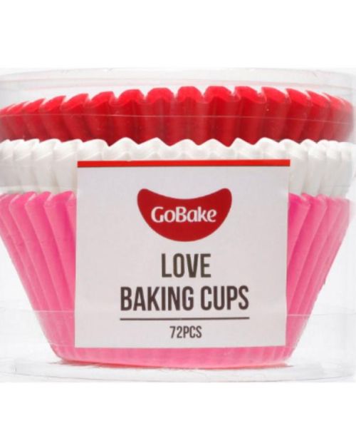 Cupcake Cases 72pk Love
