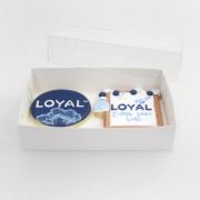 LOYAL Clear Lid 2 Biscuit Box