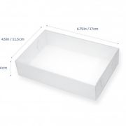 LOYAL Clear Lid 2 Biscuit Box