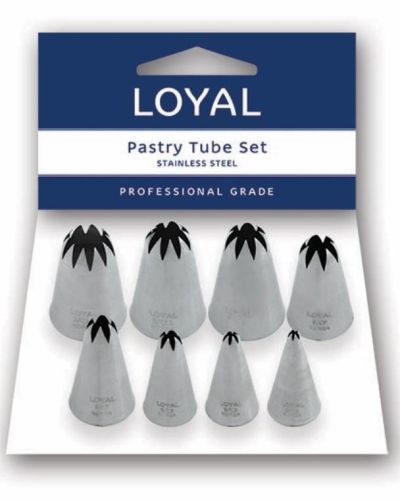 Loyal Closed Star Piping Tip Set 8pk