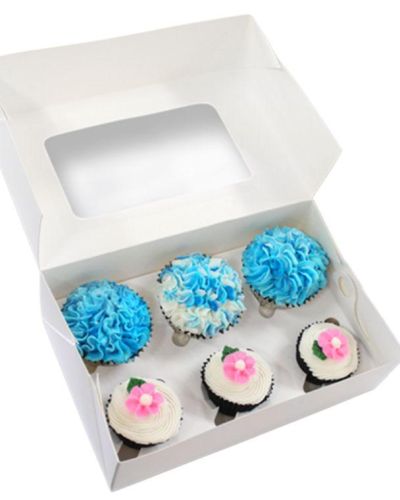 Loyal Cupcake Box 4in 6-Hole