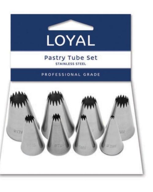 Loyal French Piping Tip Set 8pk