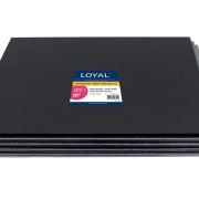 LOYAL Black Masonite Rectangle Cake Board 18 x 14in